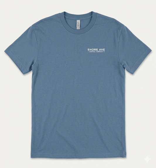 Blue Jean Shore Ave T-Shirt front