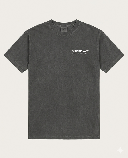 Graphite Shore Ave T-Shirt front