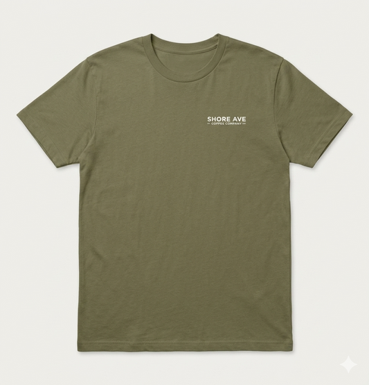 Green Shore Ave T-Shirt front