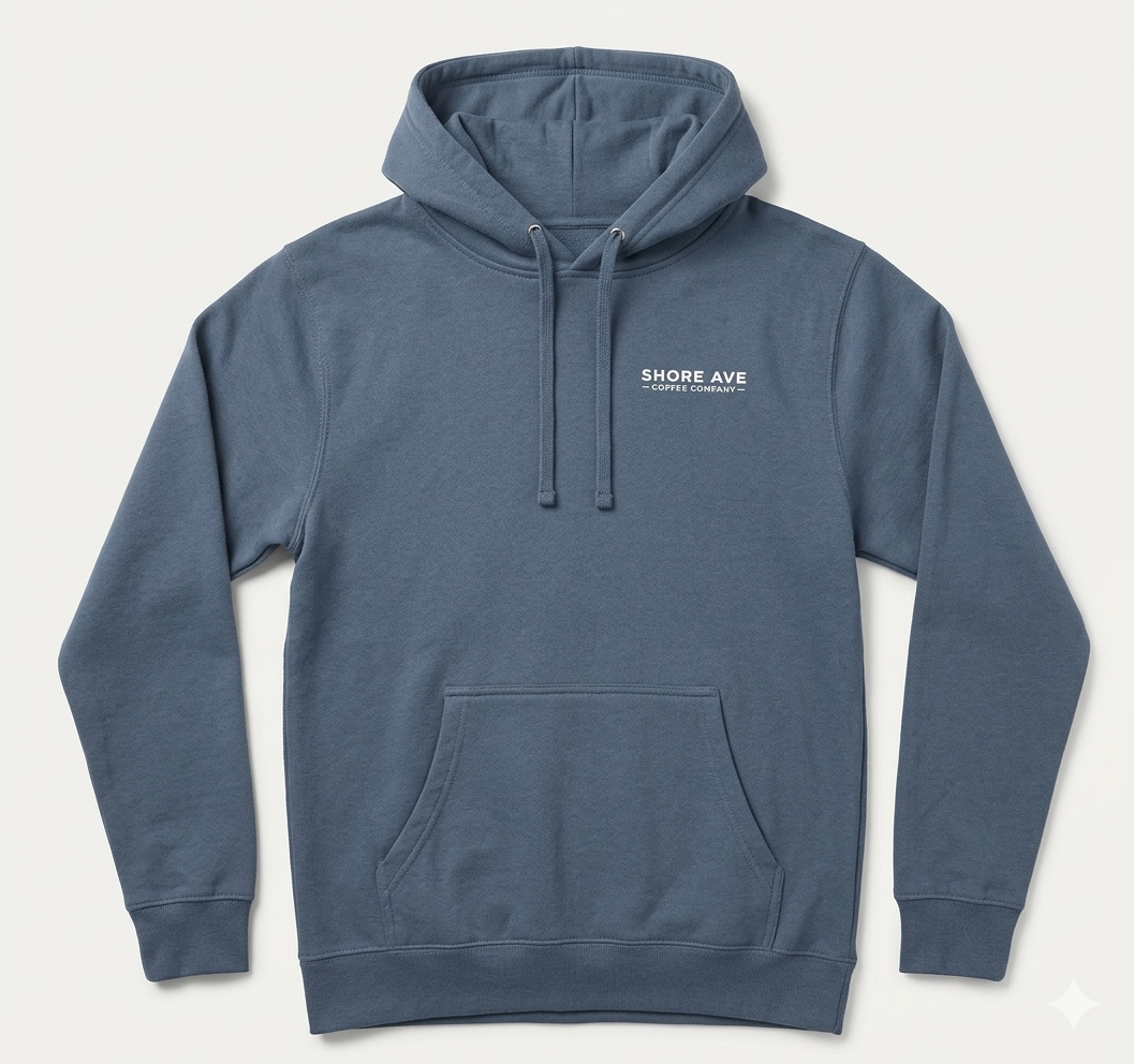 Blue Magic Shore Ave Crewneck front