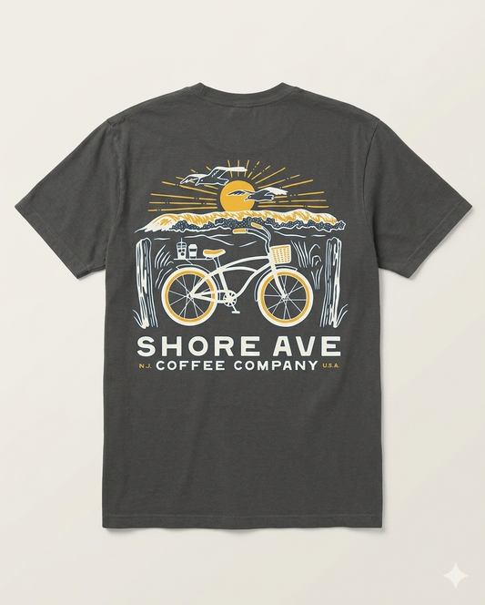 Graphite Shore Ave T-Shirt back
