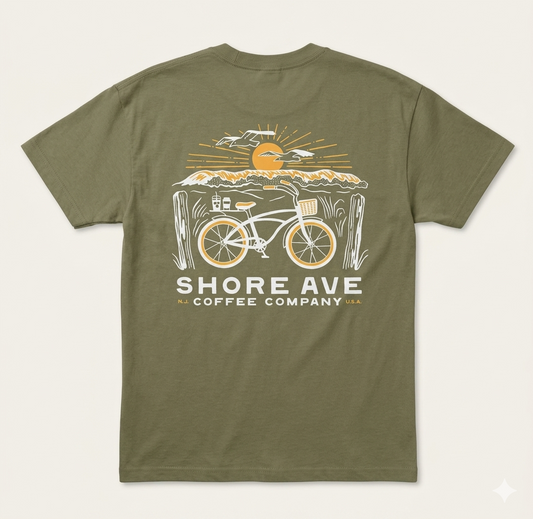 Green Shore Ave T-Shirt back