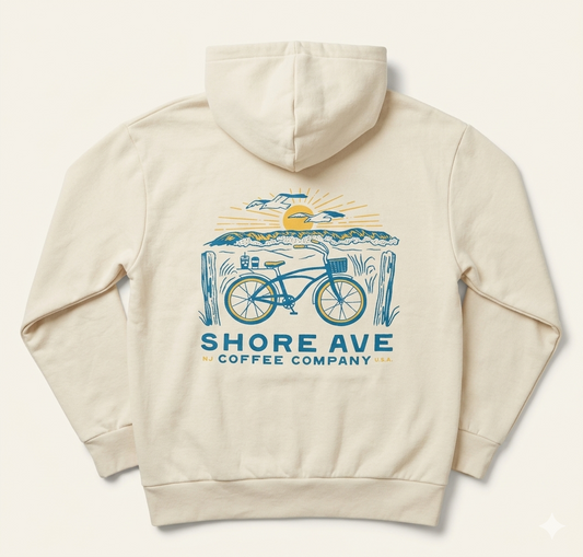 Ivory Shore Ave Crewneck back