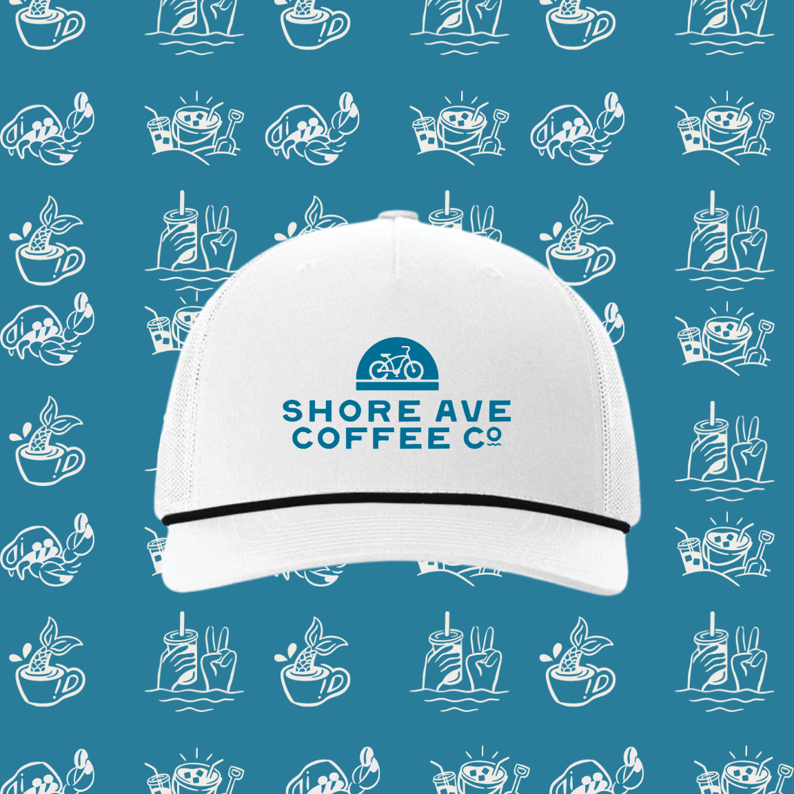 White Trucker Hat