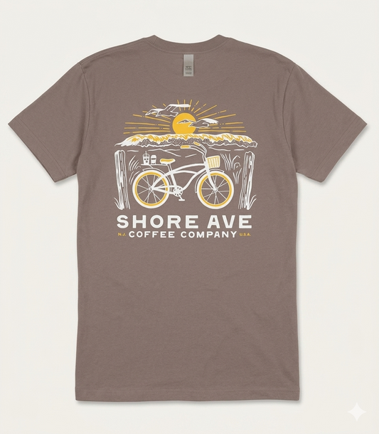 Shiitake Men's Shore Ave T-Shirt back